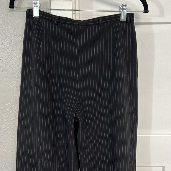 VTG ESCADA WOOL PLEATED STRIPED TROUSERS SIZE 34=4 - Picture 10 of 17